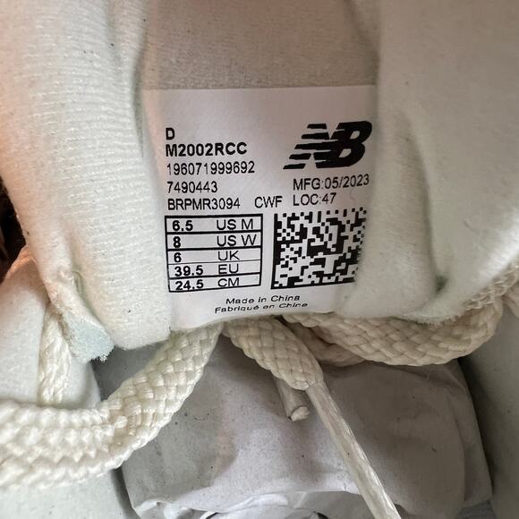 Brand new. New Balance 2002R Calm Taupe Running Shoes Unisex New Women's Size 8 - Picture 8 of 10